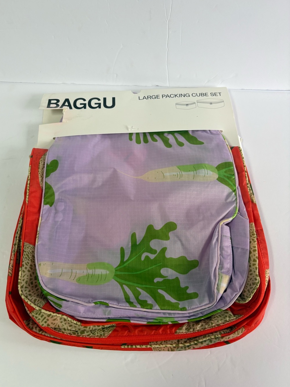 NWT BAGGU Recycled Nylon Large Packing Cube Set - Picture 4 of 15